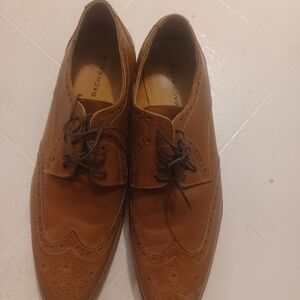 Bachrach Men's Brown Leather Dress Shoes